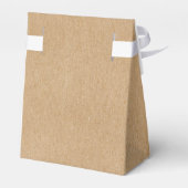 シグネチャースクリプト素朴クラフトエレガントな結婚式 フェイバーボックス (裏面サイド)