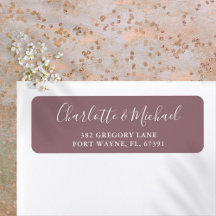 シグネチャースクリプト モーブ ウェディング 返信住所