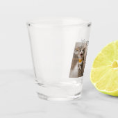 シグネチャードリンクスキャンQRコード追加ペットの写真名 ショットグラス (左)