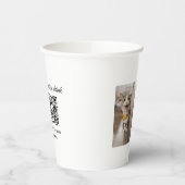 シグネチャードリンクスキャンQRコード追加ペットの写真名 紙コップ (左)