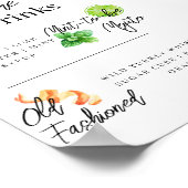 シグネチャードリンクバーメニュー ポスター (角)