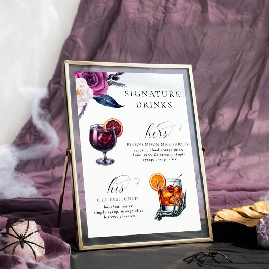 シグネチャードリンクパープル&ブラック'Til Death ポスター