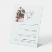 シグネチャードリンクペットバーメニュー台座看板 台座サイン (正面)