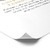 シグネチャードリンク結婚ズのアニバーサリーカクテルメニュー ポスター (角)