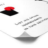 シグネチャードリンク結婚ズバーポスター ポスター (角)