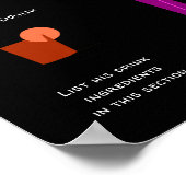 シグネチャードリンク結婚ズバーポスター ポスター (角)