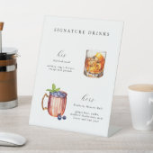 シグネチャードリンク結婚ズ 台座サイン (インサイチュ)