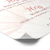 シグネチャードリンク　彼と彼女の ブライド グルーム カクテルバー ポスター (角)