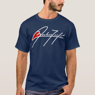 シグネチャーハート ふざけたデザイン Tシャツ