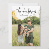 シグネチャーモダンスクリームアンドオリーブ写真 シーズンカード (正面)