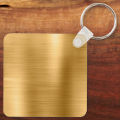 シグネチャーモダンモノグラム金箔 キーホルダー (裏面)