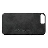 シグネチャーモッタレッドブラック ハンサムiPhone 7 Plus Case-Mate iPhoneケース (裏面(横))