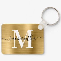 シグネチャーモノグラムゴールドフォイルフォト長方形