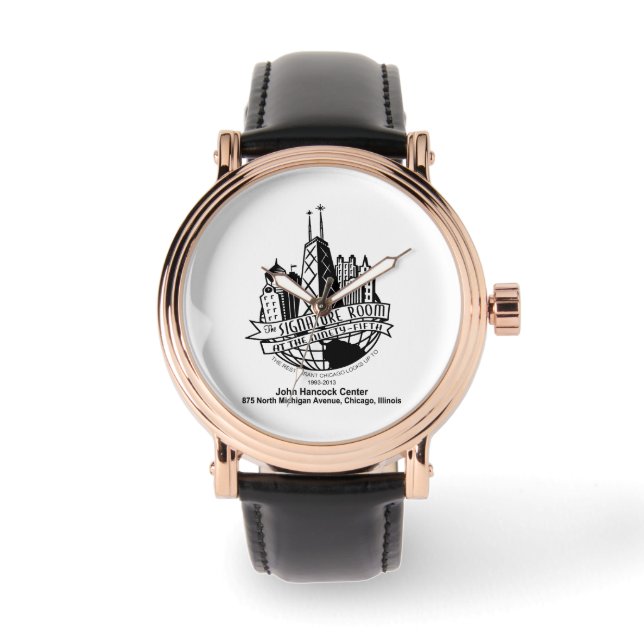 シグネチャールーム95th，シカゴ， IL 腕時計 (正面)