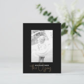 シグネチャー応援シック黒年賀状 シーズンポストカード (スタンド正面)