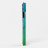 シグネチャー エメラルド ターコイズ オンブレ iPhone XR ケース Case-Mate iPhoneケース (裏面/右)