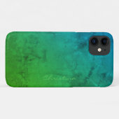 シグネチャー エメラルド ターコイズ オンブレ iPhone XR ケース Case-Mate iPhoneケース (裏面(横))