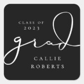 シグネチャー グラッド スクリプト スクエアシール (正面)