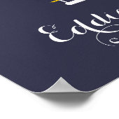 シグネチ結婚ャ・ブック・ツリー・バード・イエロー ポスター (角)