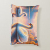 シグネットとスワン アクセントクッション (裏面(縦))