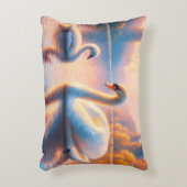 シグネットとスワン アクセントクッション (正面(垂直))