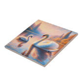 シグネットとスワン タイル (側面)