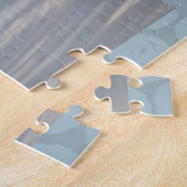 シグネットスワン抽象芸術柄ジグソーパズル ジグソーパズル (側面)