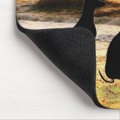 シグハウンド夕べアットザビーチ マウスパッド (コーナー)