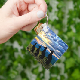 シグハウンド&サンセット キーホルダー