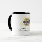 シグマガンマNu第45記念日のコレクターのマグ マグカップ (正面左)