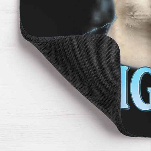 シグマキャットおもしろいミームジョークユーモアのあるサルカ マウスパッド (コーナー)