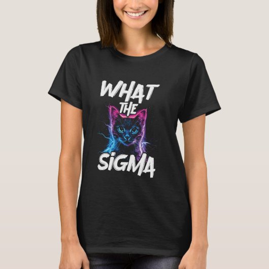 シグマキャットって何? Tシャツ (正面)