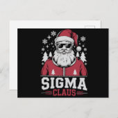 シグマクロースクールサンタクリスマスリズリズラーミーム シーズンポストカード (正面/裏面)