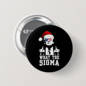 シグマトランプサンタおもしろいクリスマスミームXm 缶バッジ (正面&裏面)