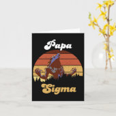 シグマパパ オオカミ一族 キャンプパック ファ カード (黄色い花)