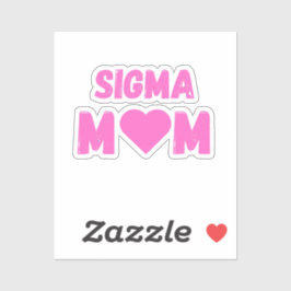 シグマママママザーズデイおもしろいママ用Tシャツ シール
