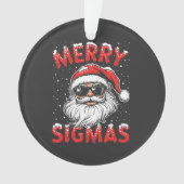 シグマメリースおもしろいゲンAlpha中学校のクリスマス オーナメント (正面)