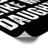 シグマライクマイドータイおもしろいルパパファーザーズパパJ ポスター (角)