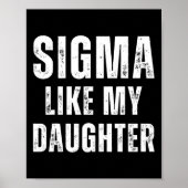 シグマライクマイドータイおもしろいルパパファーザーズパパJ ポスター (正面)