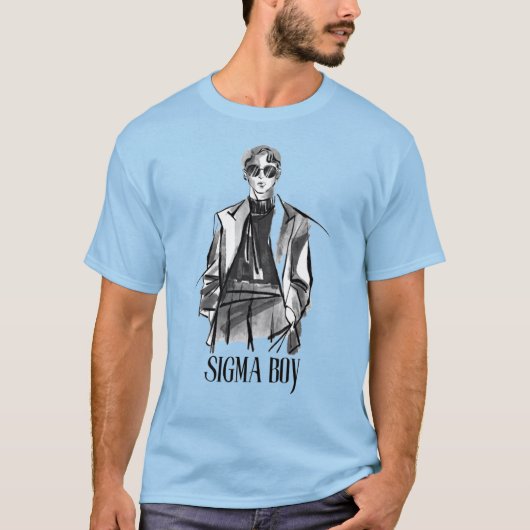 シグマ男子テーマTシャツ オーラ9999+のみ購入可能 Tシャツ (正面)