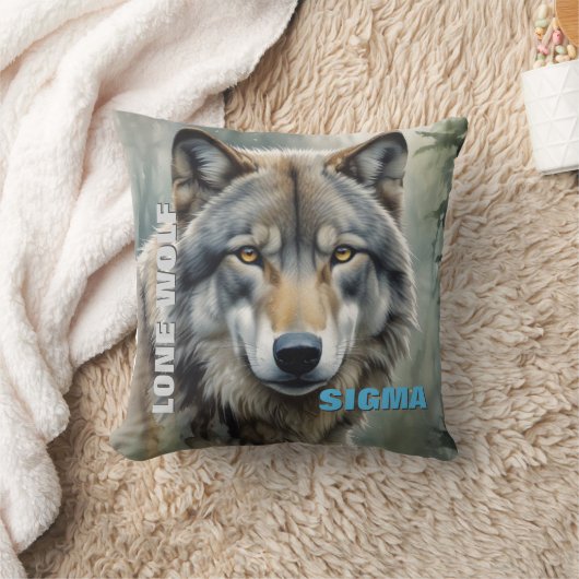 シグマ男性ローンウルフ クッション (ブランケット)