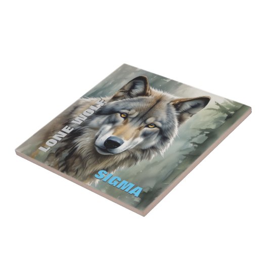 シグマ男性ローンウルフ タイル (側面)