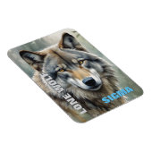 シグマ男性ローンウルフ マグネット (右側)