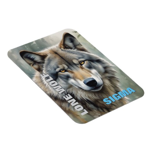 シグマ男性ローンウルフ マグネット (右側)