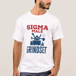 シグマ雄型砥石(ハッスル)共働き文化 Tシャツ