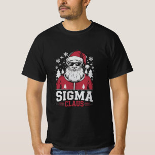 シグマ・クラウス かっこいいサンタ クリスマス リズ リズラー ミーム Tシャツ