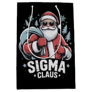 シグマ・クラウス 涼しいサンタ 面白い クリスマス リズ リズラー ミディアムペーパーバッグ