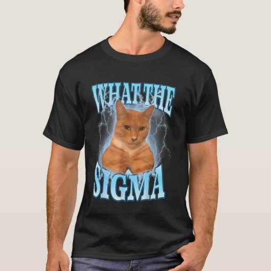 シグマ ミーム 猫 Tシャツ (正面)