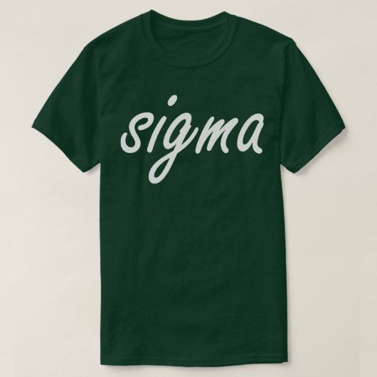 シグマ Tシャツ (デザイン正面)