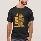 シグマGamma Rho Sorority Paraphernalia Black Histo Tシャツ (正面)